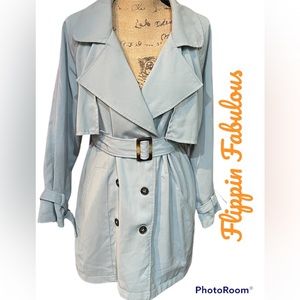 Morning~Women belted Trench Coat w hood